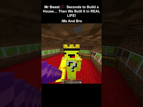 Mr Beast: 45 Seconds to Build a House…