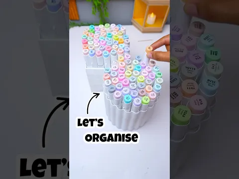 Organising My OHUHU Markers #markers #colors #organization #ohuhumarkers