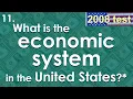 11 What is the economic system in the United States 2008 Test Examples Reading Practice