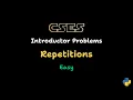 Repetitions - CSES Problem Sheet Solution Introductory Problems