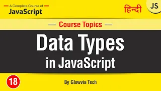Data Types in JavaScript Primitive Reference Types JavaScript Tutorial In Hindi