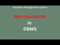 Normalization DBMS Bangla Tutorial