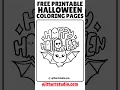 Cute Halloween Coloring Pages PDF Free Download
