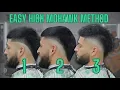INSANE 2 Guards Technique High Mohawk Burst Fade Haircut Tutorial