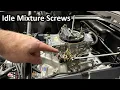 How to adjust Holley Idle Mixture Screws and Curb Idle