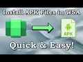 How to Install APK Files in WSA Windows Subsystem for Android