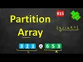 Partition Array into Disjoint Intervals LeetCode 915 C Java Python