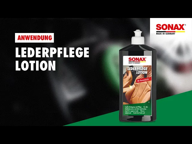 Losjonas automobilių odiniams paviršiams SONAX, 250 ml.