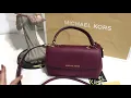 Michael Kors Ava satchel EXTRA small Dark Berry