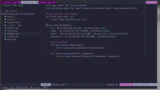 User login In BlogSite using flask-login Flask 2 0