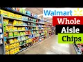 Walmart Walking Tour of entire Chips Aisle