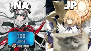 Current Events of FGO NA and JP be like