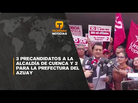 3 precandidatos a la alcaldía de Cuenca y 2 para la prefectura del Azuay