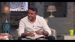 صاحبة السعادة   أحمد العوضي بياكل كبدة نيه على الهواء مع صاحبة السعادة   أحلى مفاجأة في الدنيا دندنها