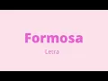 Lagu Formosa • letra