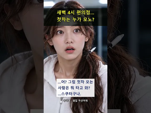 첫차를 모는 사람은 뭐 타고 출근할까?