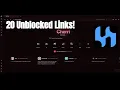 20 New Cherri Petezah Links for School Chromebook Gaming Browsing Movies etc