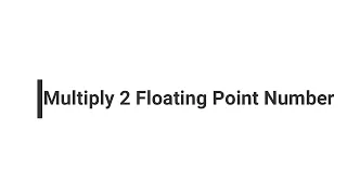 Java Program to Multiply two Floating Point Numbers Java Practical Interview Question 03