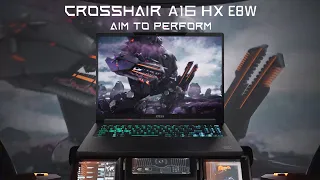 Crosshair A16 HX E8W -  Aim to Perform | Gaming Laptop | 190W Total Power | MSI