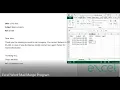 Mail Merge Microsoft Excel and MS Word Document generate letters automatically on click Hindi Urdu