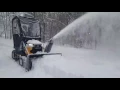 Cubcadet xt1 lt50 with 3x snowblower attatchment