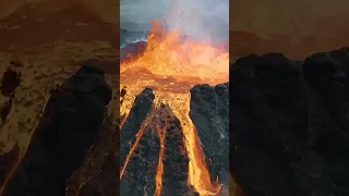 انفجار بركان منظر مرهب Trending Youtubeshorts Shorts Short 