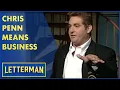 Chris Penn Is The CBS Page Who Means Business Letterman