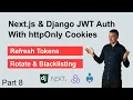 Next js Django JWT Auth with httpOnly Cookies - Part 8