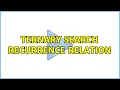 Ternary Search Recurrence Relation 2 Solutions