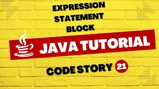 Java tutorial - Expression statement and block