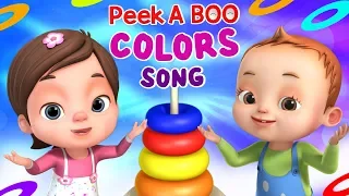 Peek A Boo Colors Song Videogyan 3d Rhymes Baby Ronnie Rhymes Nursery Rhymes Kids Songs 