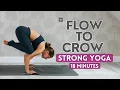 YOGA FLOW TO CROW POSE - Arm Balance Practice with Charlie Follows