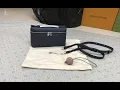 Download Lagu Loro Piana L19 Pouch in Ostrich Leather Navy Blue Review