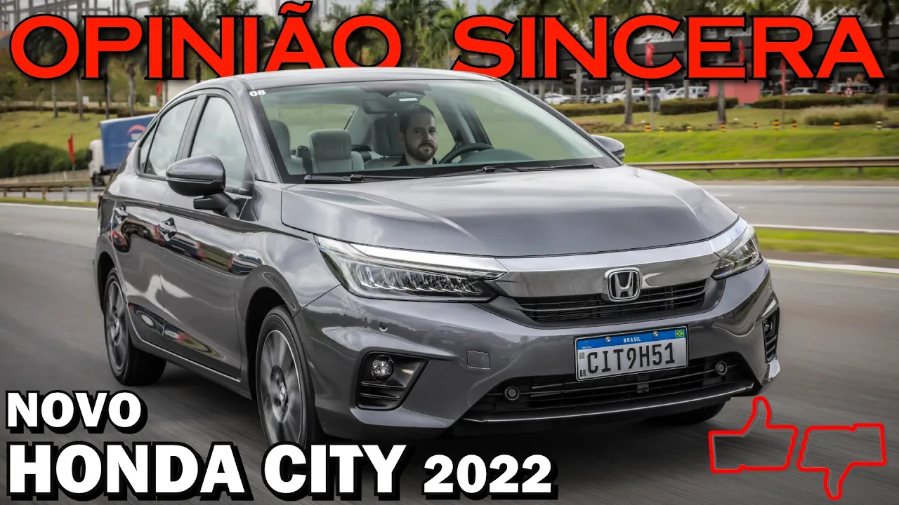 Novo Honda City 2022 - Todos os detalhes, consumo, novo motor, câmbio CVT, preços e equipamentos