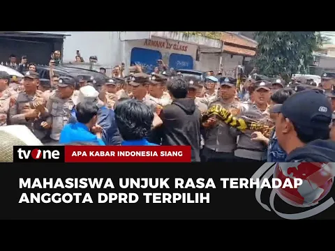 Aksi Unjuk Rasa Mahasiswa di Tasikmalaya Berujung Ricuh