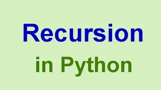 Python Tips Tricks Recursion in Python