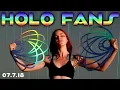 Lagu Fire Fan Practice - Holographic Fans | Fan Spinning Newbie - Day 1 Russian Grip | Adieu - Tchami