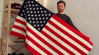 Making An American Flag Traditionally