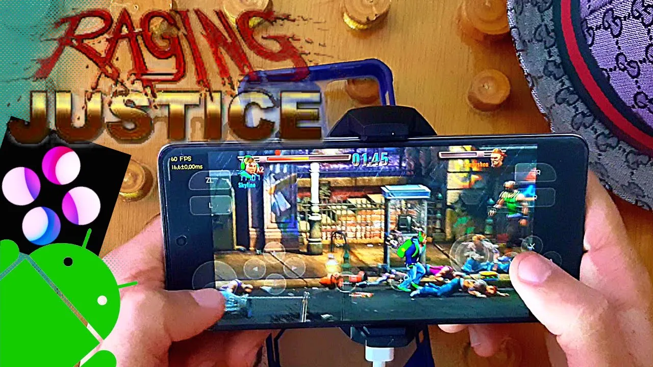 Raging Justice Android Gameplay - Skyline Emulator Android - Skyline Mali GPU