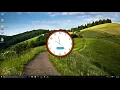how to make analog clock with battery app in c