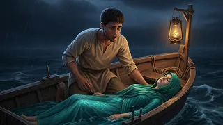 قصة الرجل الذي تزوج جنية من البحر بشرط ألا يرى شعرها أبدا وكيف خسرها وخسر ثروته بسبب فضوله القاتل 