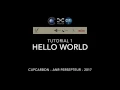 CupCarbon Tutorial 1 Hello World