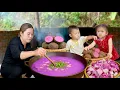 Download Lagu Epic 500KG+ Wild Tuber Harvest 🌱 | Sell at Market \u0026 Enjoy Yams with My Children