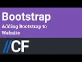 Bootstrap - Add Bootstrap to Website with CDN