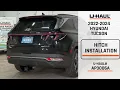 2022-2024 Hyundai Tucson U-Haul Trailer Hitch Installation AP3006A