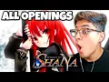Lagu SHAKUGAN NO SHANA All Openings Reaction!