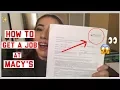HOW TO GET HIRED AT MACY S Interview tips more