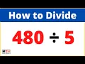 480 divided by 5 480 5 Value of Long Division