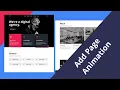 Build A Responsive Website With HTML CSS And JavaScript - Part 2 Add Page Animation