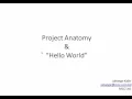 How to Create Hello World Example - Anatomy of Android App Project